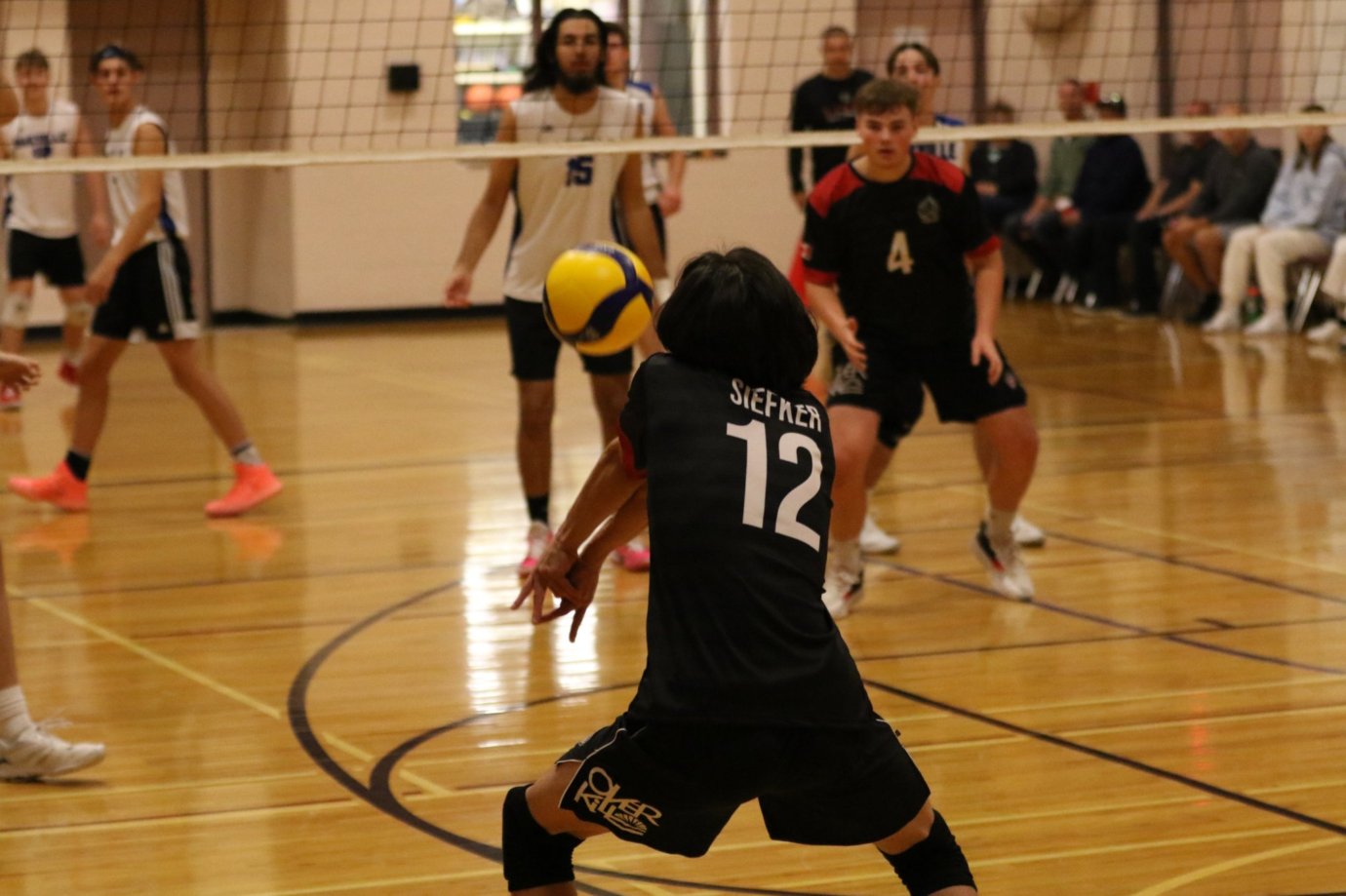 William Siefker Men's volleyball Middle 2023 action 2