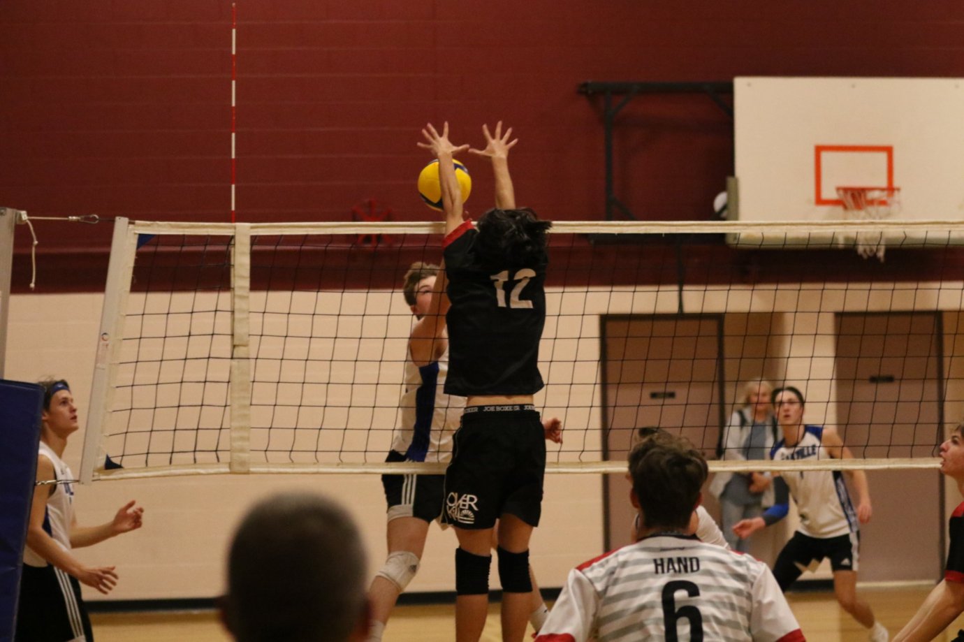 William Siefker Men's volleyball Middle 2023 action 5