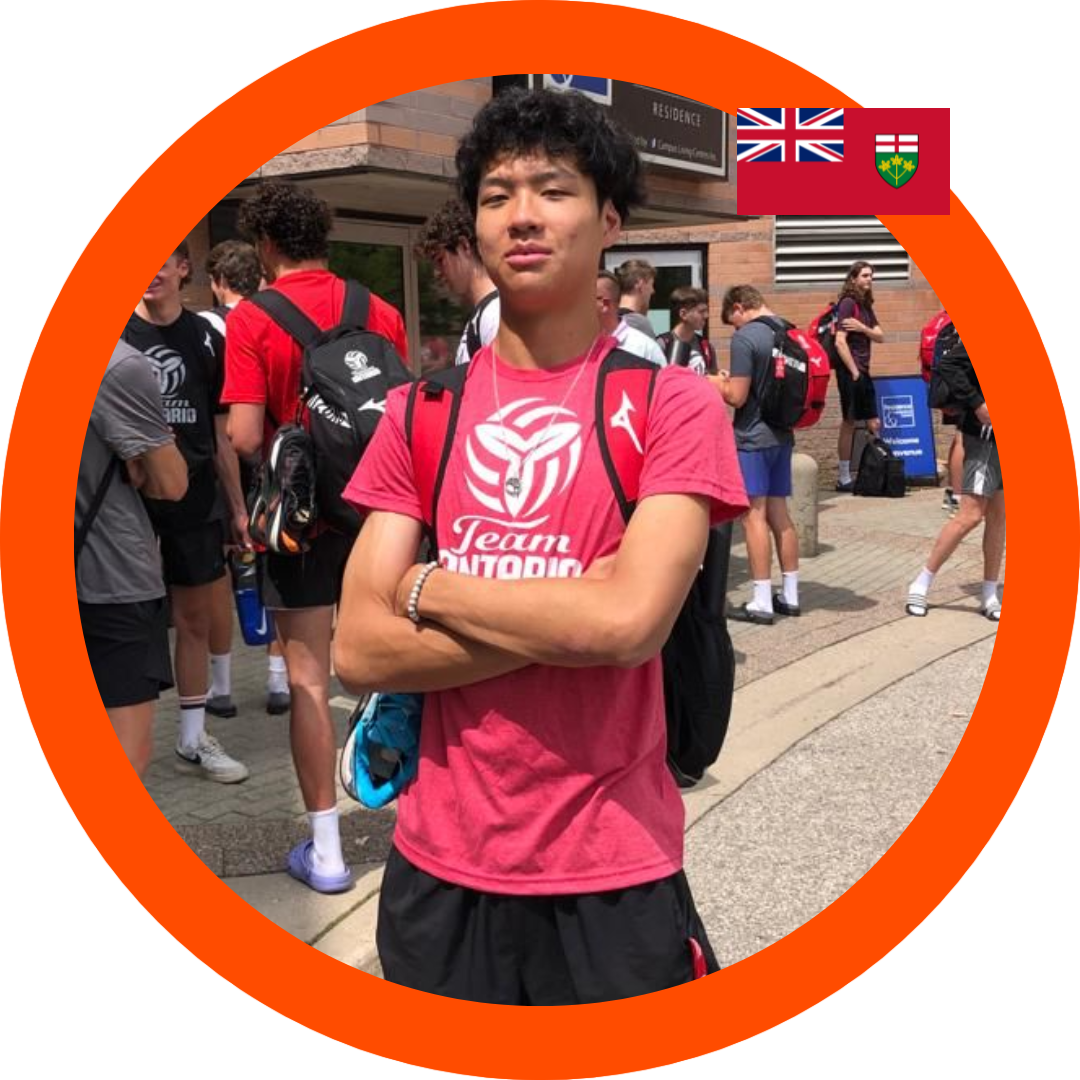 Edson Cheng Men's volleyball Middle class of 2024 Team Ontario