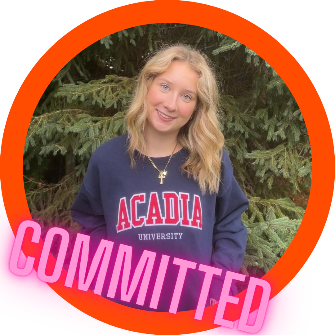 Mia Lemay Evans Class of 2024 committed Acadia University Usports indoor volleyball