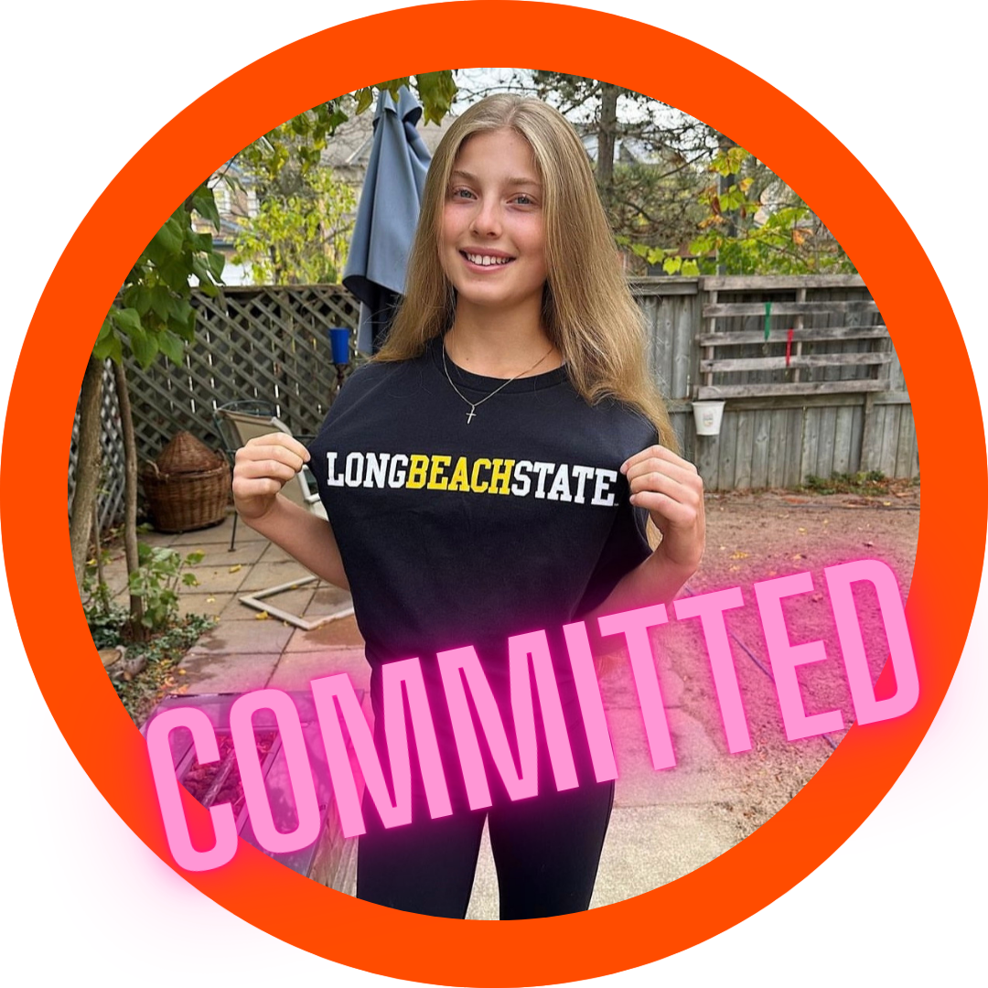 Arianna Lonardi Class of 2025 Beach volleyball committed Long Beach State University California NCAA Division 1