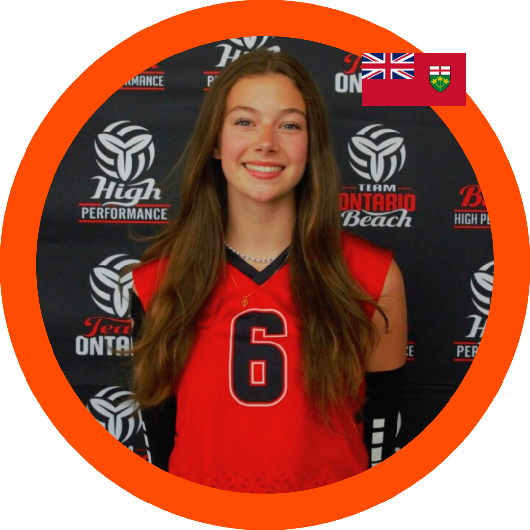 Isabella Gancevich Class of 2025 Right side middle blocker Team Ontario