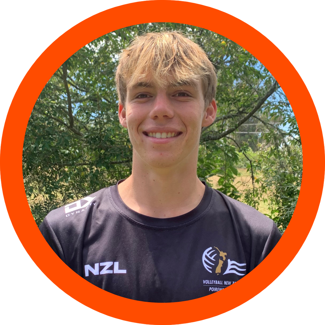Jobe Mcauley Class of 2025 Outside hitter men's volleyball New Zealand athlete