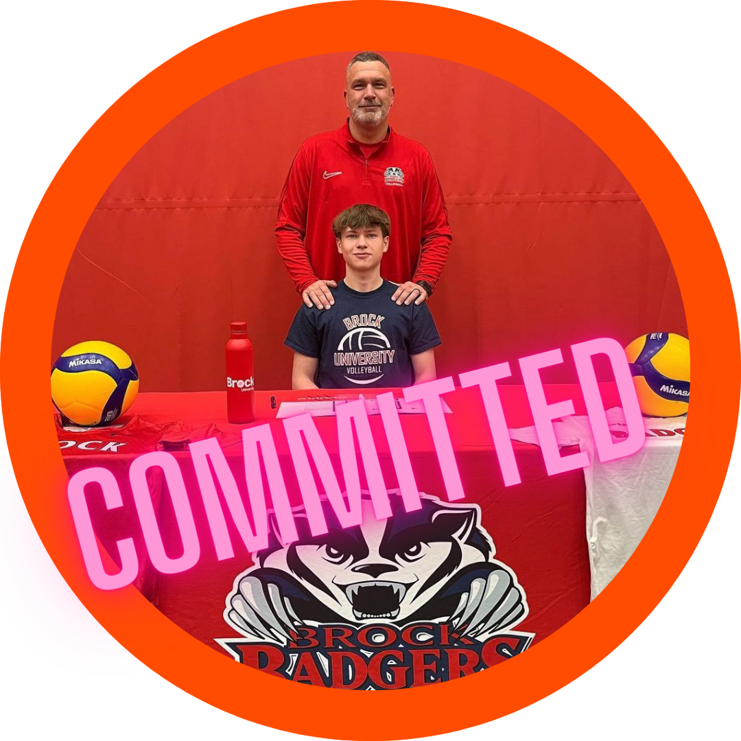 Nate P Class of 2024 committed to Brock University USPORTS Men's indoor volleyball