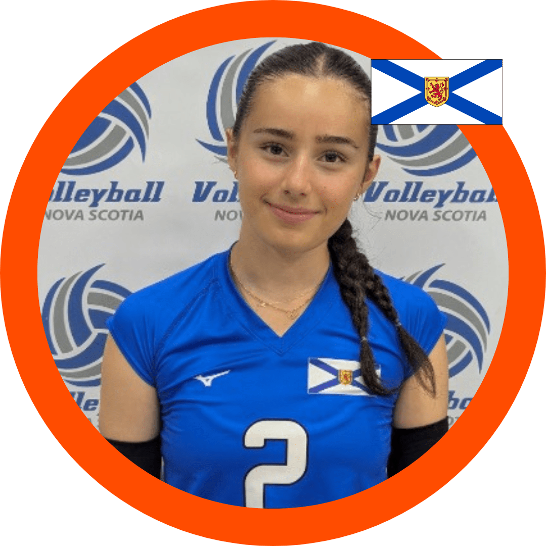 Anna Bakeeff Class of 2027 Setter Team Nova Scotia