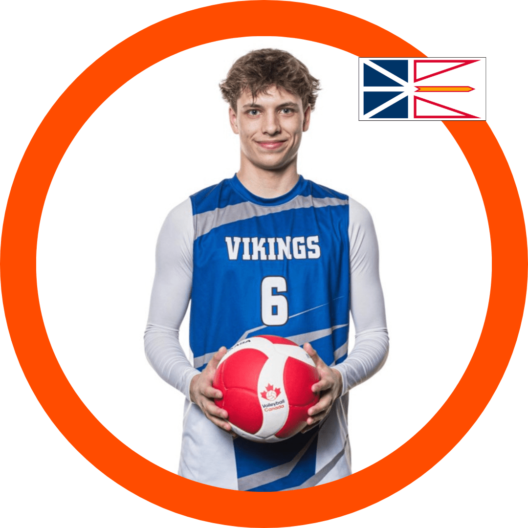 Samuel Blackwood Class of 2026 Outside Hitter Men's volleyball Team Newfoundland