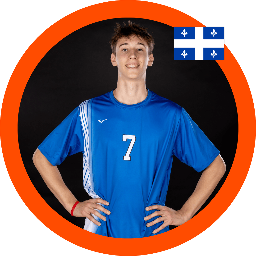 Cedric Sutcliffe Class of 2026 Men's volleyball outside hitter Team Quebec