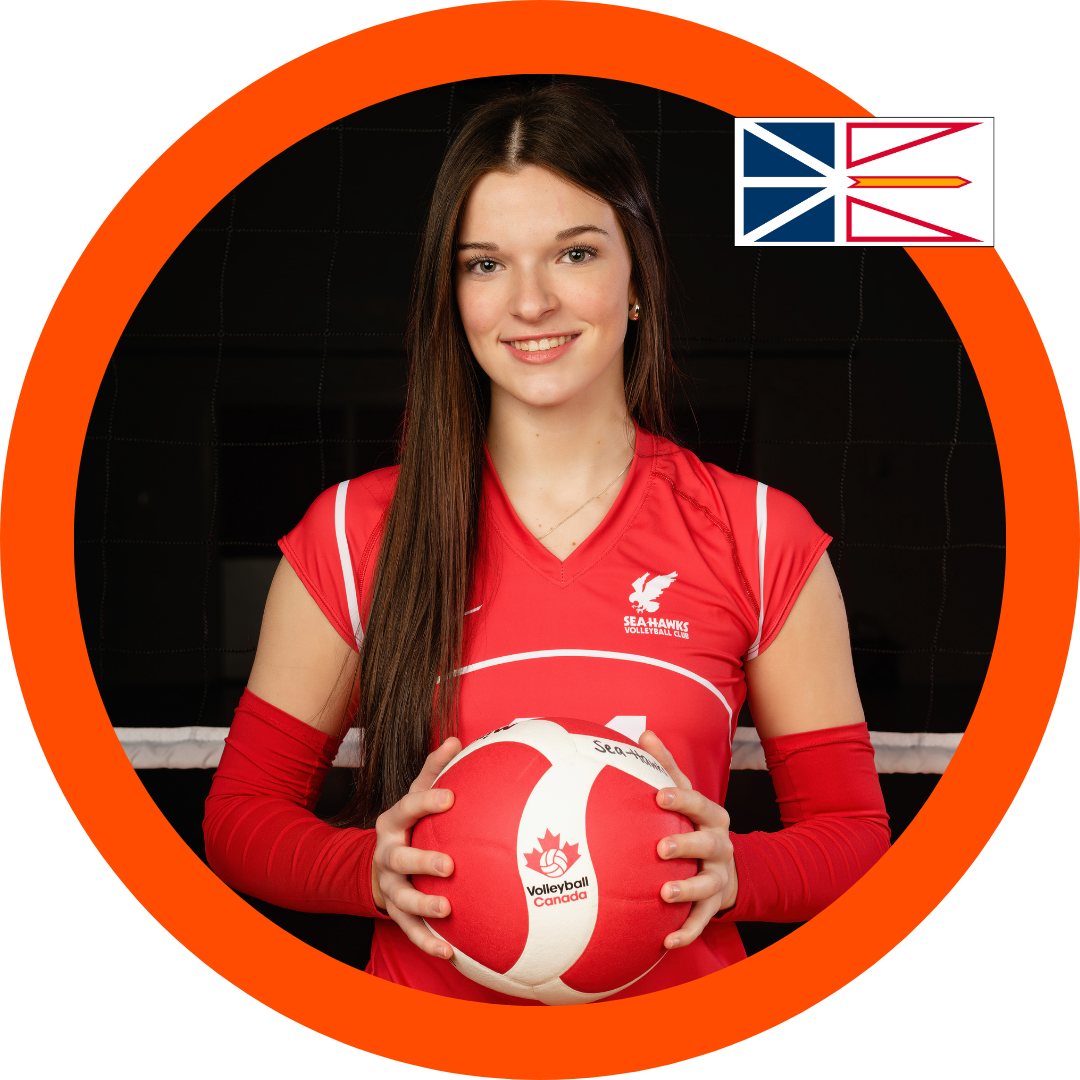 Gianna Pittman Class of 2028 Right Side Hitter Middle Blocker Team Newfoundland
