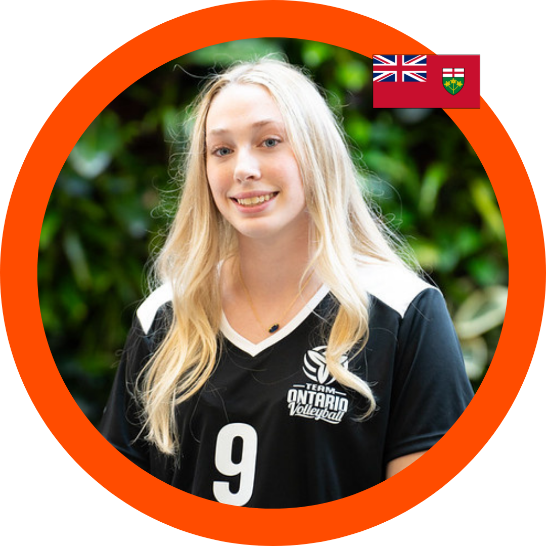 Eve Wilgosh Class of 2028 Middle Blocker Team Ontario | Six Pack Recruiting Sports Volleyball Recruiting Canada USPORTS NCAA