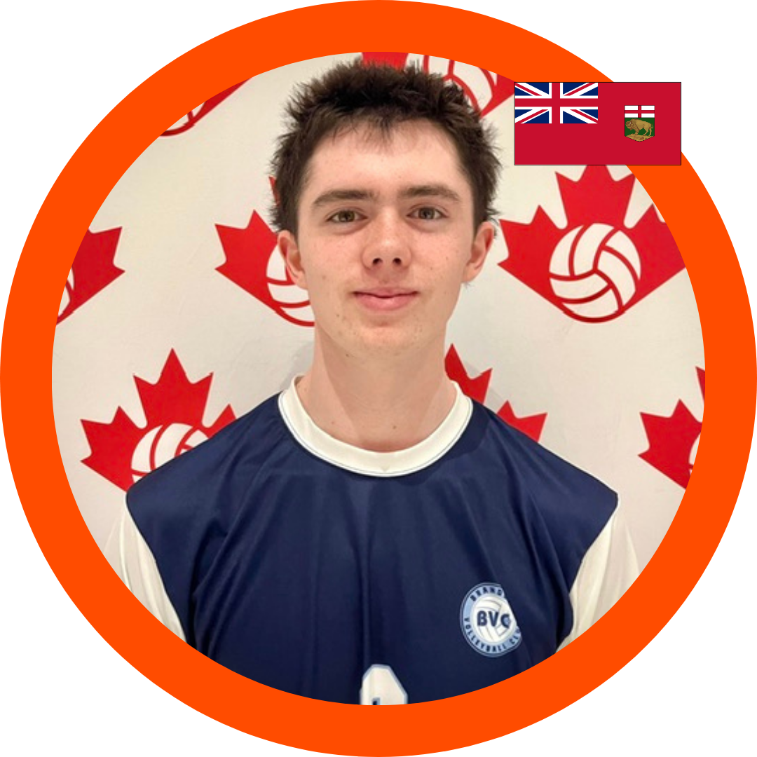 Griffin Hargreaves Class of 2028 Setter Team Manitoba | Six Pack Recruiting Sports Volleyball Recruiting Canada USPORTS NCAA CCAA