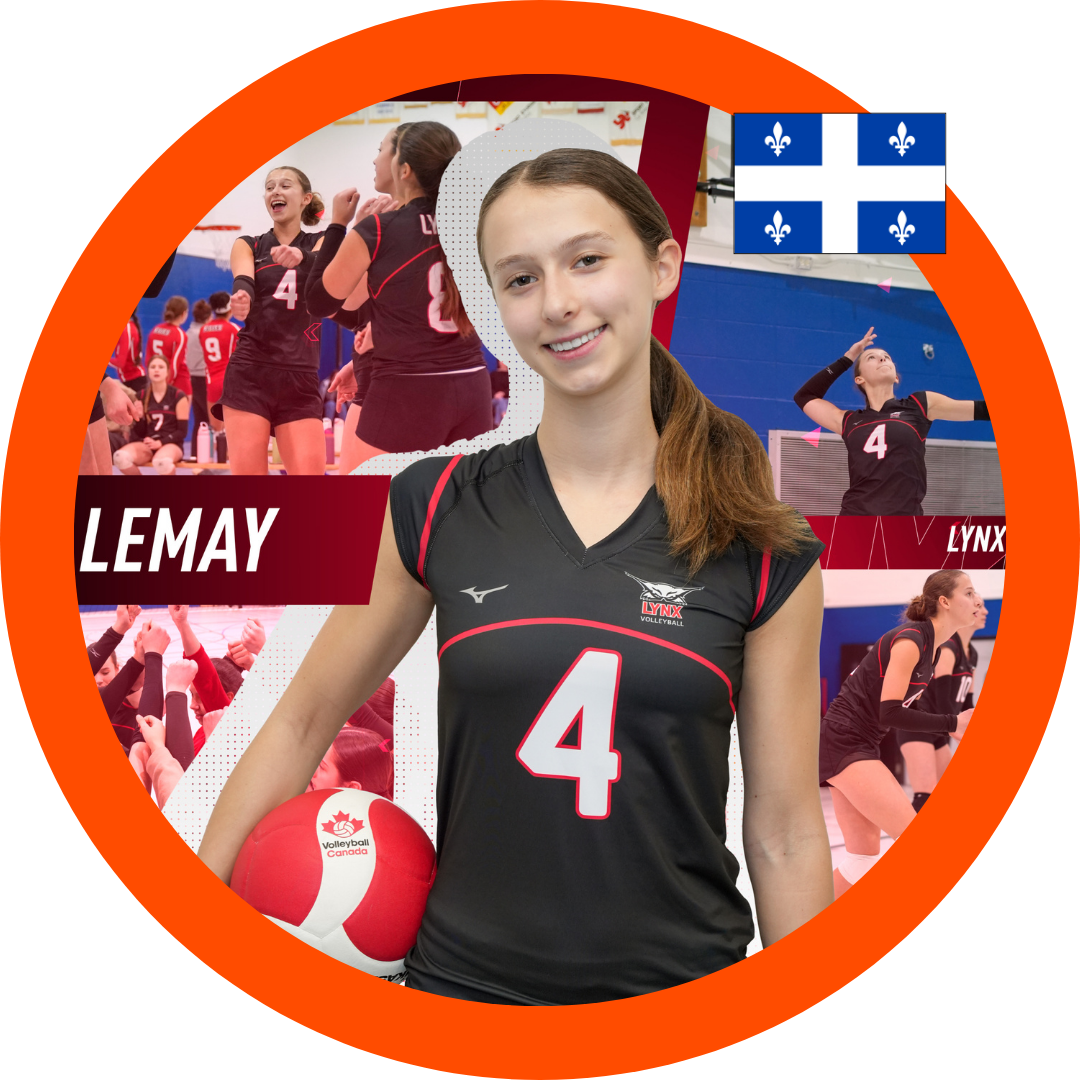 Léonie Lemay Class of 2030 Team Quebec | Six Pack Recruiting Sports Volleyball Recruiting Canada USPORTS NCAA CCAA