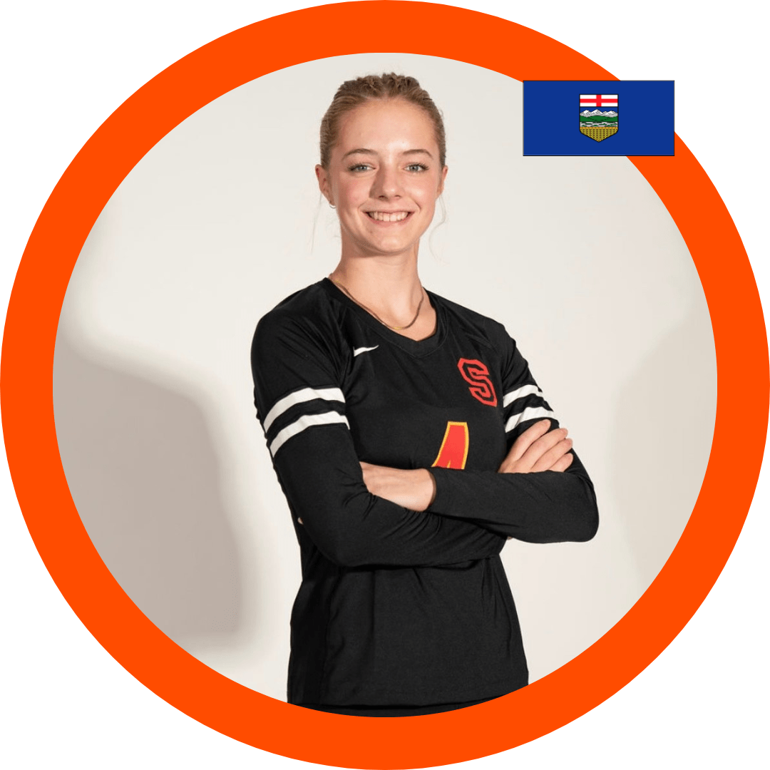 Quinn Rowe Class of 2028 Middle Blocker Outside Hitter Right Side Hitter Team Alberta | Six Pack Recruiting Sports Volleyball Recruiting Canada USPORTS NCAA CCAA