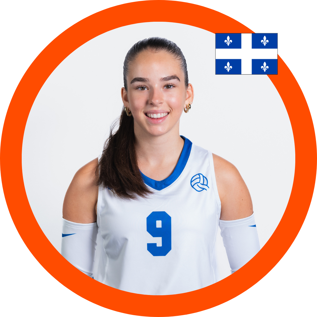 Maude Leclerc Class of 2028 Libero | Six Pack Recruiting Sports Volleyball Recruiting Canada USPORTS NCAA CCAA