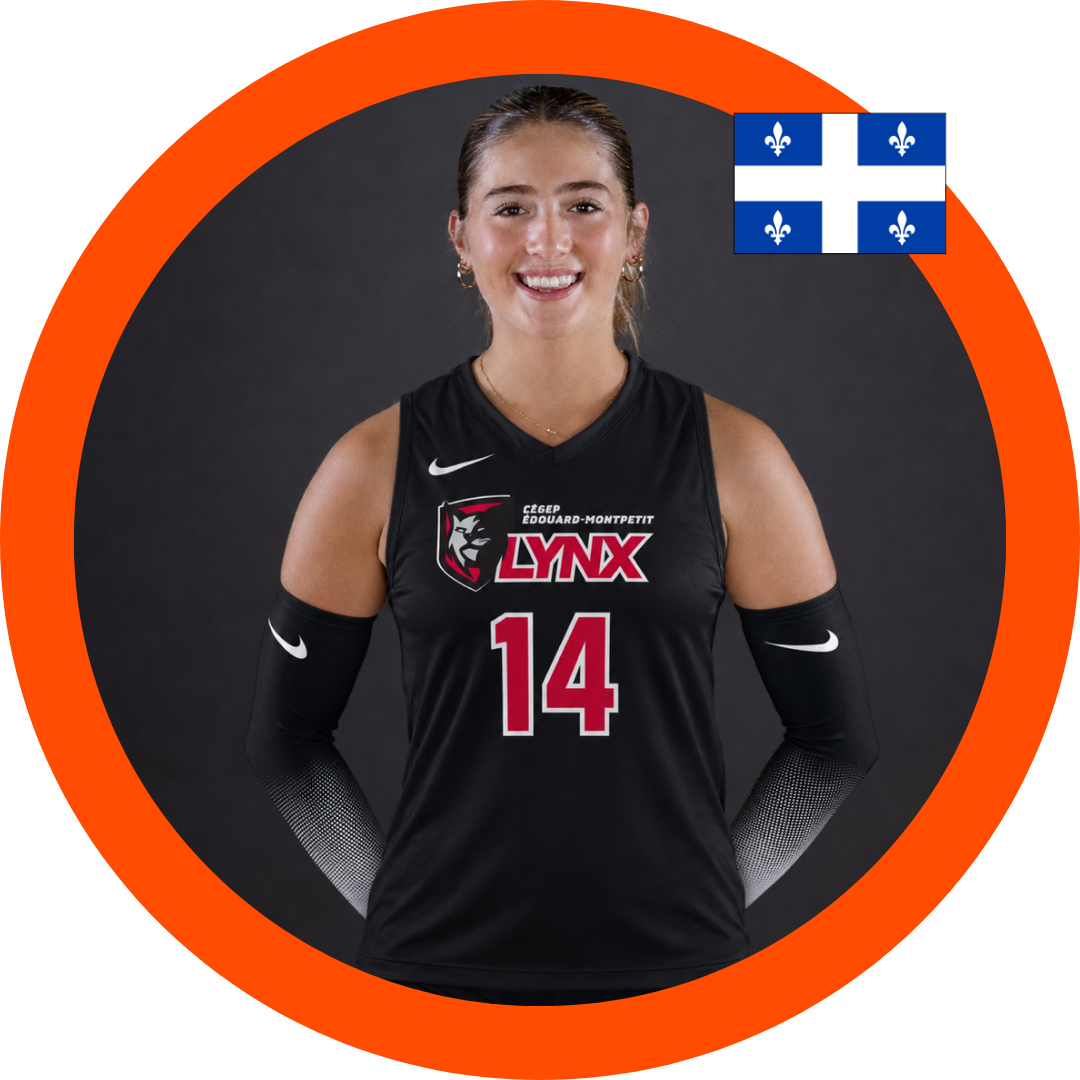Amanda Tougas-Jacques Class of 2028 or 2029 Outside Hitter Team Quebec | Six Pack Recruiting Sports Volleyball Recruiting Canada USPORTS NCAA CCAA