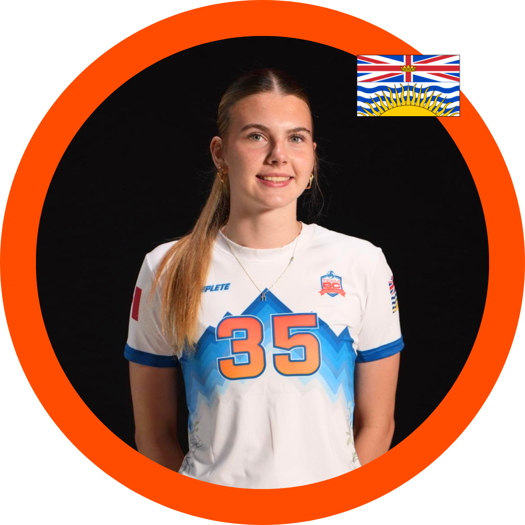 Meghan Mullin Class of 2028 Opposite Hitter Team BC Six Pack Recruiting Sports Volleyball Recruiting Canada USPORTS NCAA CCAA