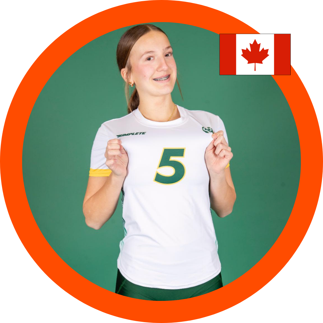 Tenley Hull Class of 2029 Setter Team Canada | Six Pack Recruiting Sports Volleyball Recruiting Canada USPORTS NCAA CCAA