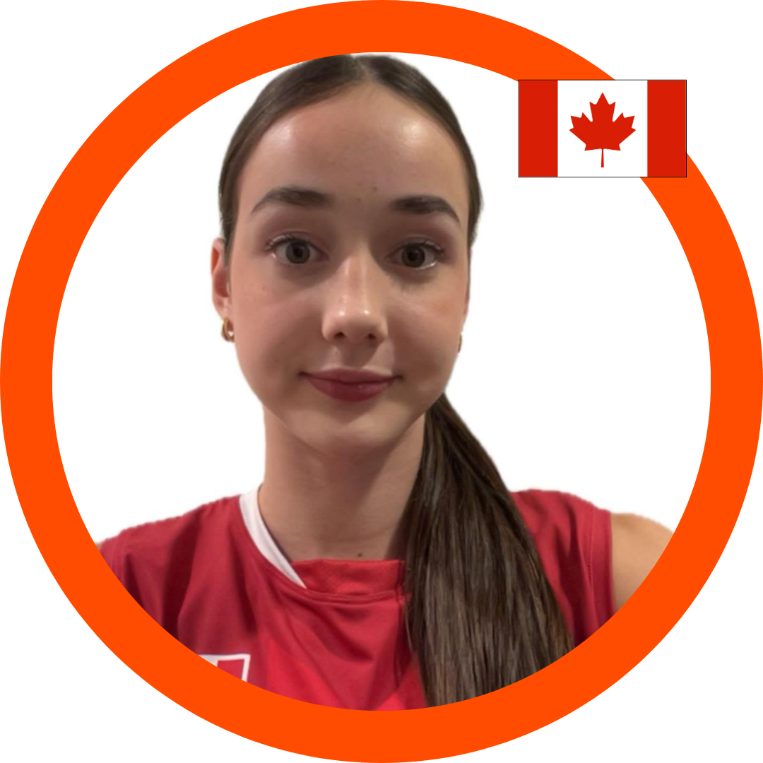 Naya Grimm Class of 2028 Outside Hitter Opposite Hitter Team Canada | Six Pack Recruiting Sports Volleyball Recruiting Canada USPORTS NCAA