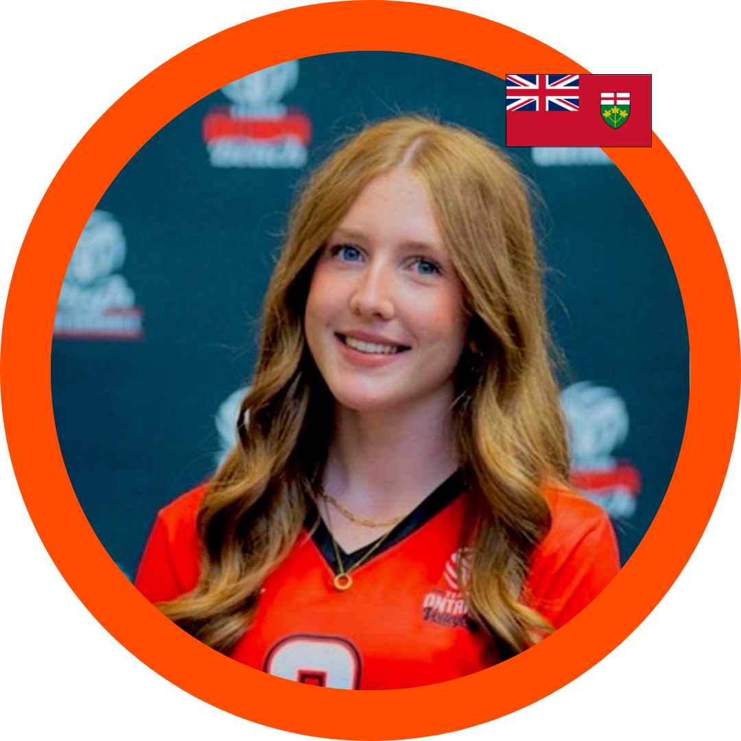 Clare Fitzgerald Class of 2029 Setter Team Ontario | Six Pack Recruiting Sports Volleyball Recruiting Canada USPORTS NCAA CCAA
